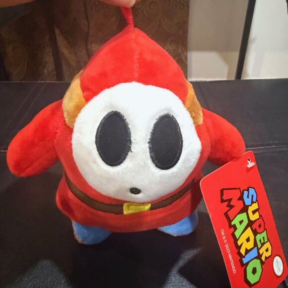 Super Mario SHY GUY Red Enemy 6" Plush Stuffed animal Toy Nintendo w/ Tags - Picture 13 of 13